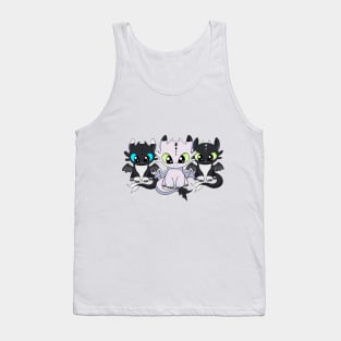 Dragon babies merch, train dragon, night lights baby night fury Tank Top